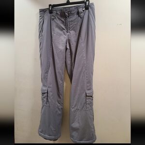 Nils Gray Insulated Snow ski pants women Size 12- FLAW